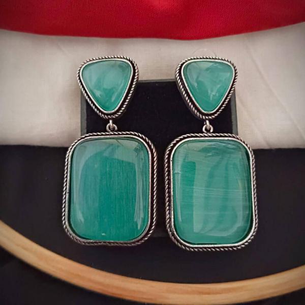 Avika Silver Stone Stud